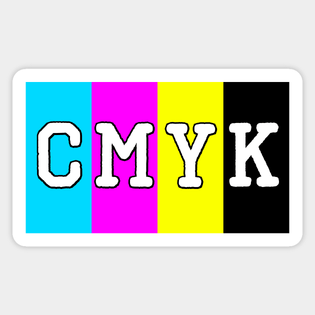 CMYK Sticker by Friki Feliz